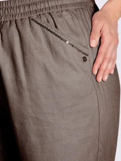 Bermuda mélange lin et viscose
