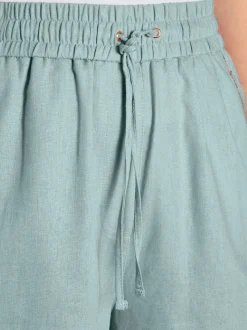 Bermuda mélange lin et viscose