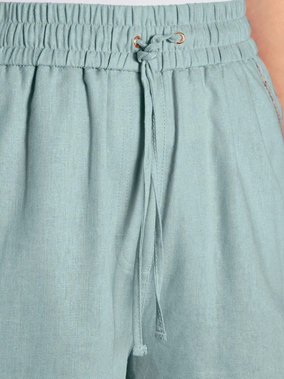 Bermuda mélange lin et viscose