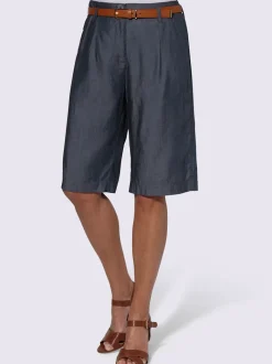 Bermudas légers avec poches et ceinture gainante ajustable