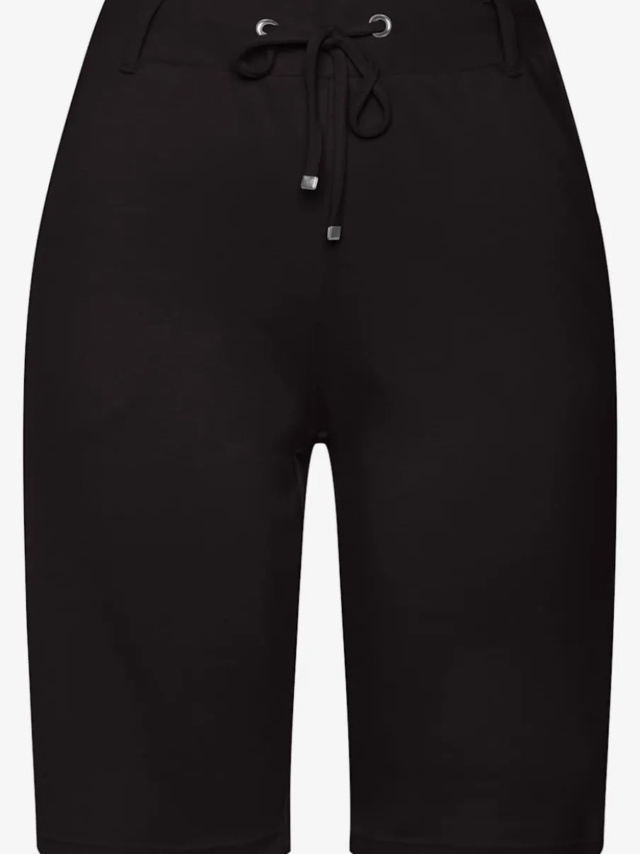 Bermudas à lien à nouer avec poches latérales fendues