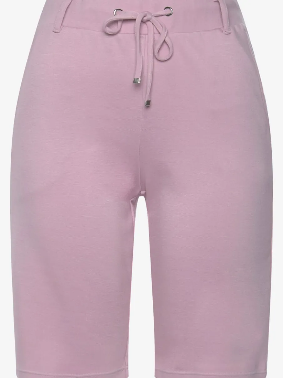 Bermudas à lien à nouer avec poches latérales fendues