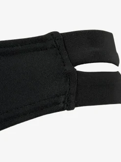 Bikini bustier imprimé caoutchouc avec dos nageur et élastique sous poitrine