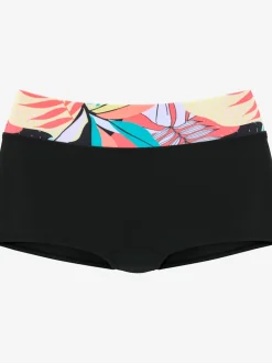 Bikini mini-short imprimé avec ceinture unique et matière recyclée