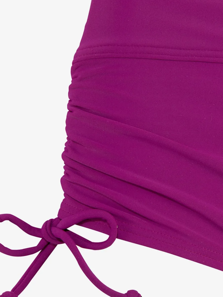 Bikini mini-short réglable sur le côté en polyamide recyclé