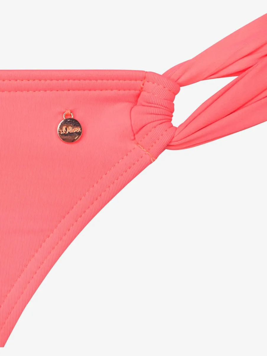 Bikini push-up avec bonnets doublés et ruban noué