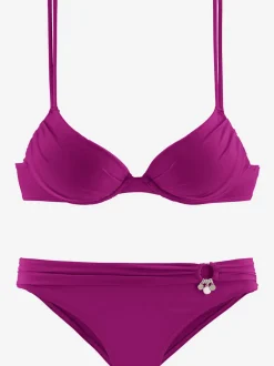 Bikini push-up avec bonnets rembourrés et bretelles réglables