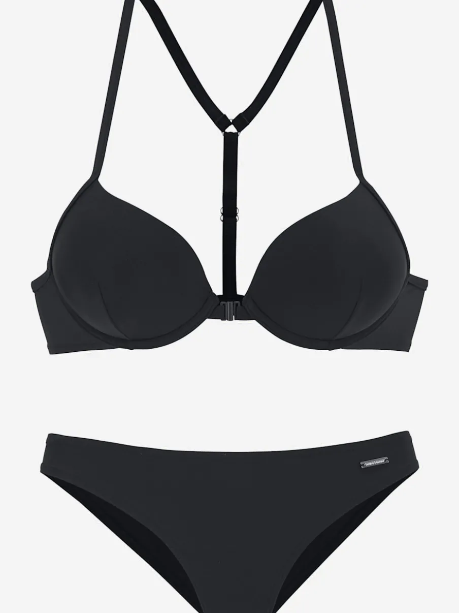 Bikini push-up à bretelles réglables avec look dos nageur