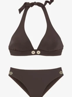 Bikinis avec bonnets amovibles à nouer dans le cou