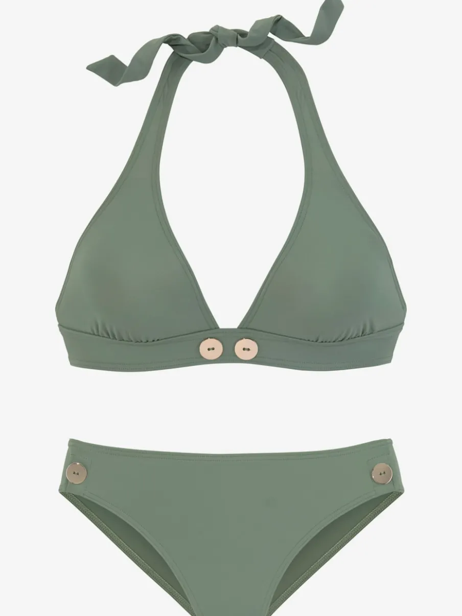 Bikinis avec bonnets amovibles à nouer dans le cou