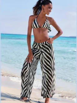 Bikinis design animal avec bonnets amovibles et nouage