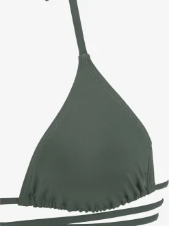 Bikinis triangle avec bonnets amovibles et lien noué