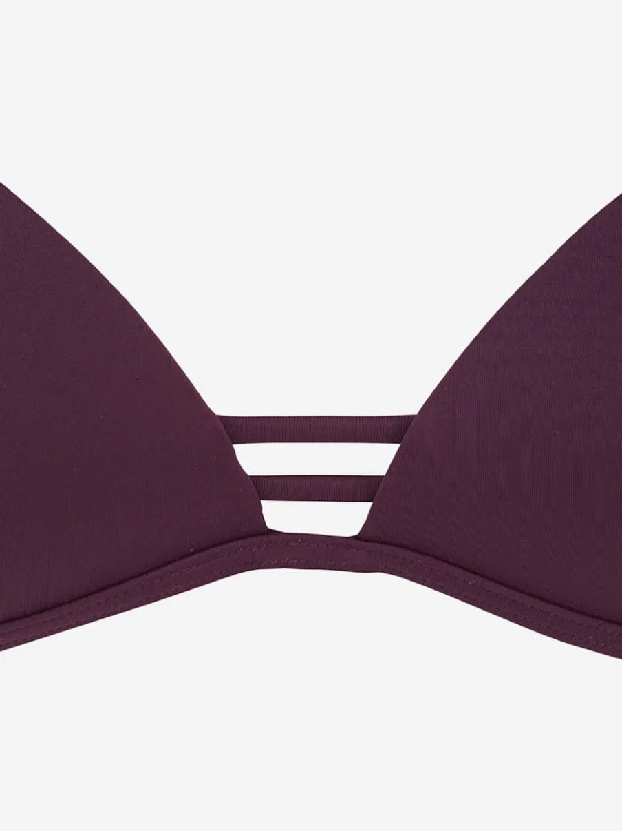 Bikinis triangle avec rubans décoratifs et bonnets rembourrés