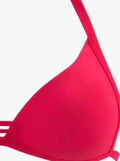 Bikinis triangle avec rubans décoratifs et bonnets rembourrés