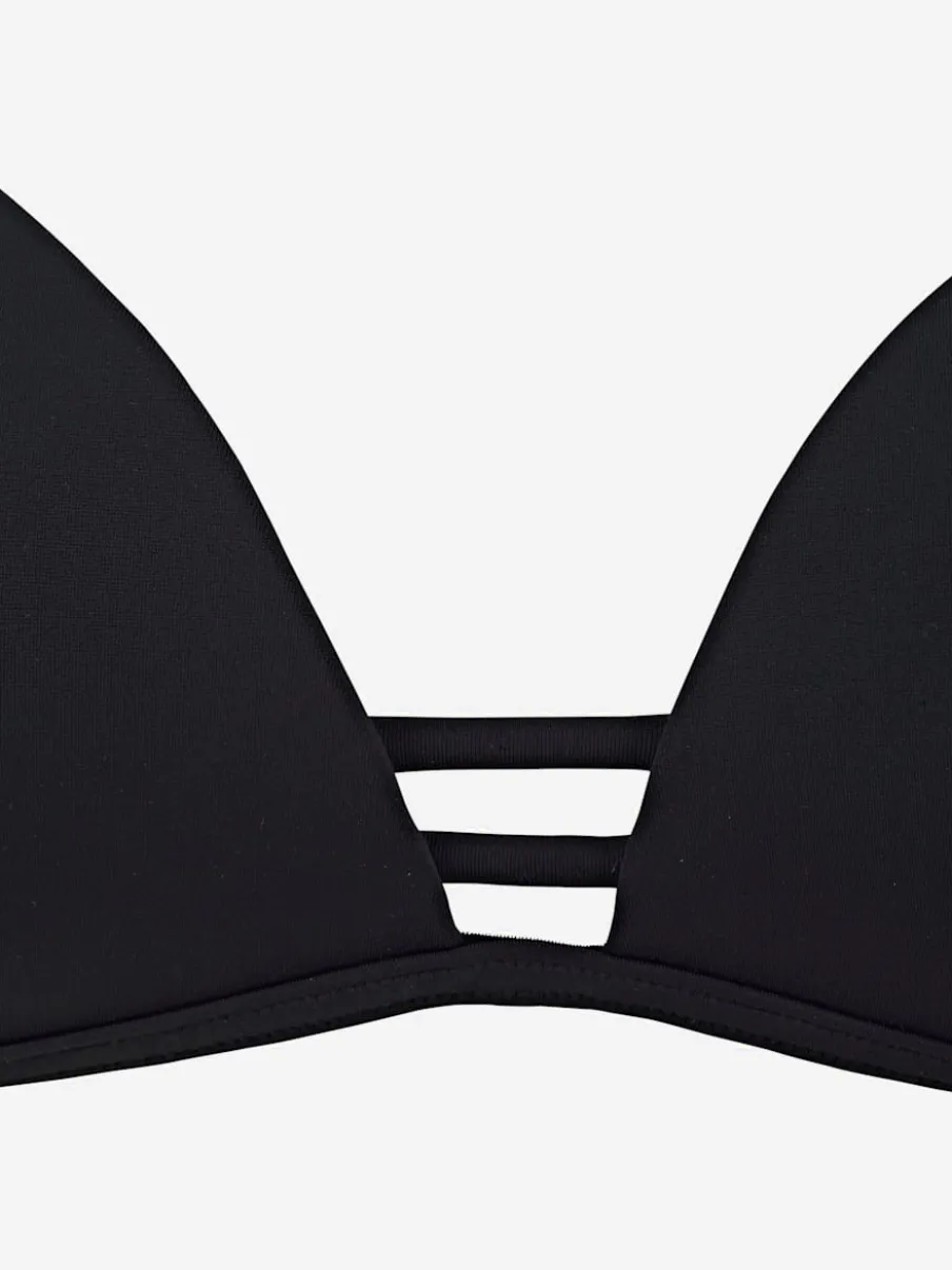 Bikinis triangle avec rubans décoratifs et bonnets rembourrés