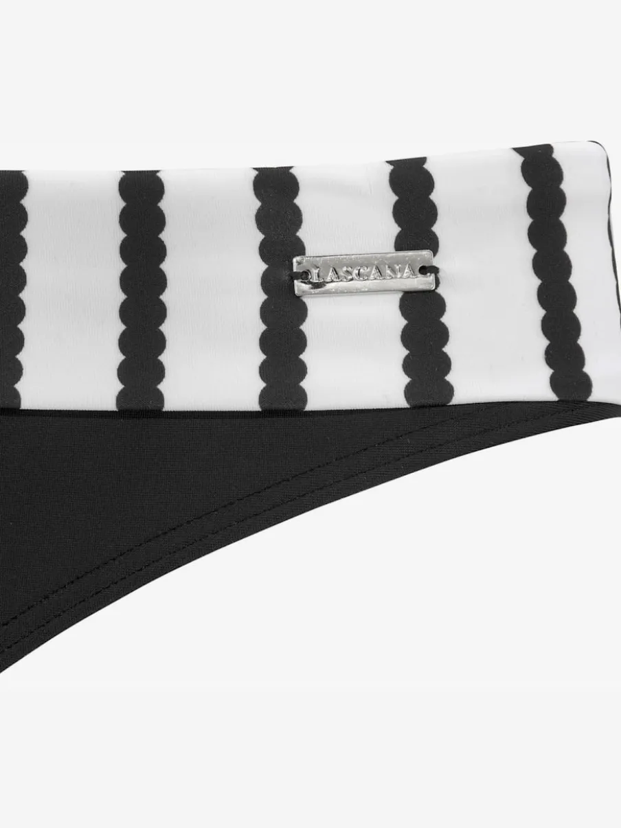 Bikinis triangle à rayures avec bonnets souples réglables