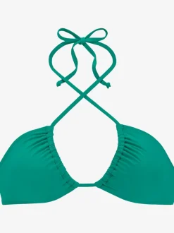 Bikini triangle avec bonnets amovibles à nouer multifonctionnel