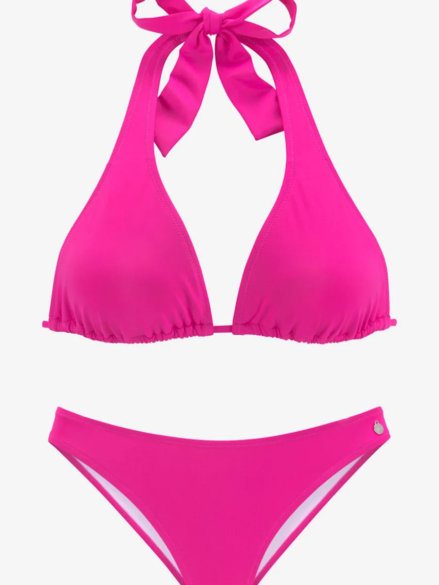 Bikini triangle avec bonnets amovibles à nouer multifonctionnel