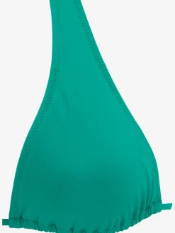 Bikini triangle avec bonnets amovibles à nouer multifonctionnel