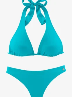 Bikini triangle avec bonnets amovibles à nouer multifonctionnel