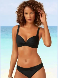 Bikini triangle avec bonnets rembourrés et bretelles réglables