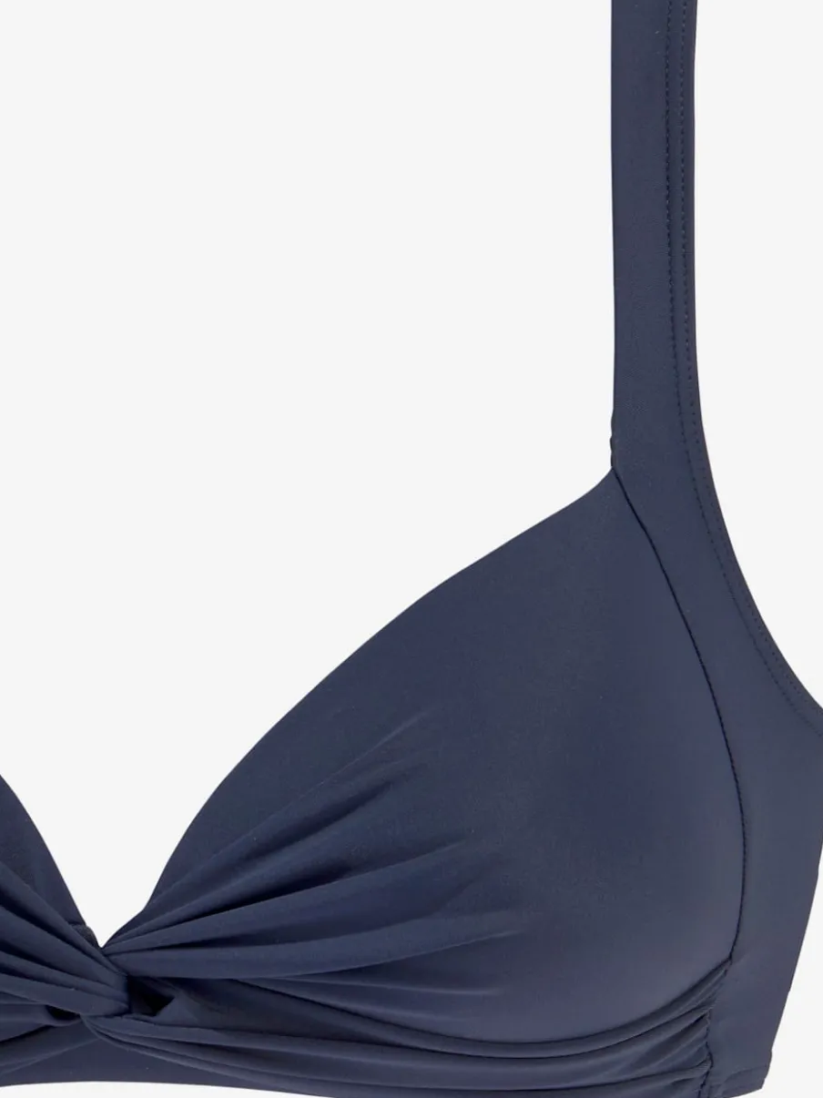Bikini triangle avec bonnets rembourrés et bretelles réglables