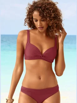 Bikini triangle avec bonnets rembourrés et bretelles réglables