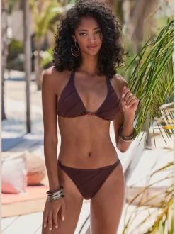 Bikini triangle avec bretelles et bonnets amovibles