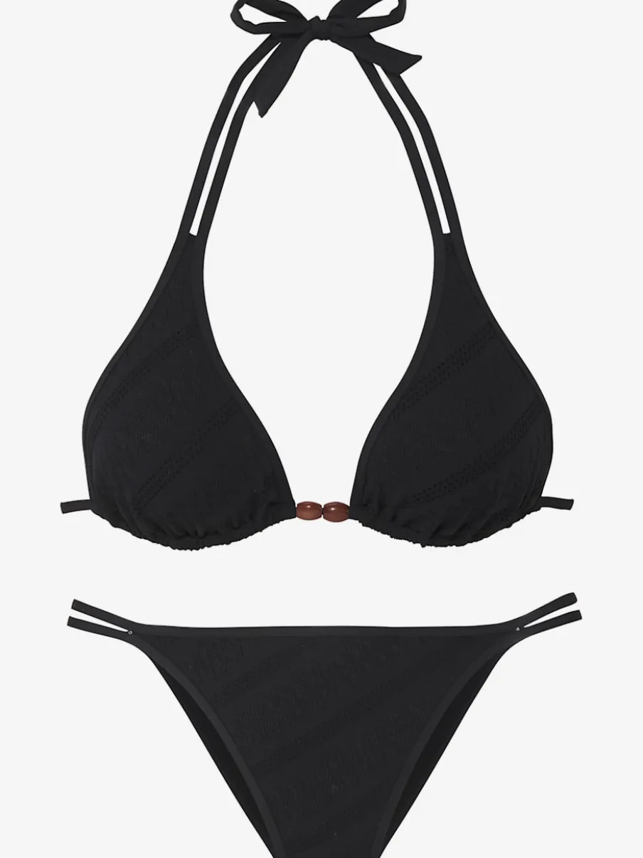 Bikini triangle avec bretelles et bonnets amovibles