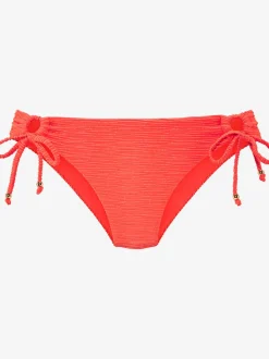 Bikini triangle en matière structurée avec détails brillants et anneau doré