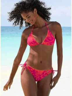 Bikini triangle à nouer avec bonnets amovibles doux
