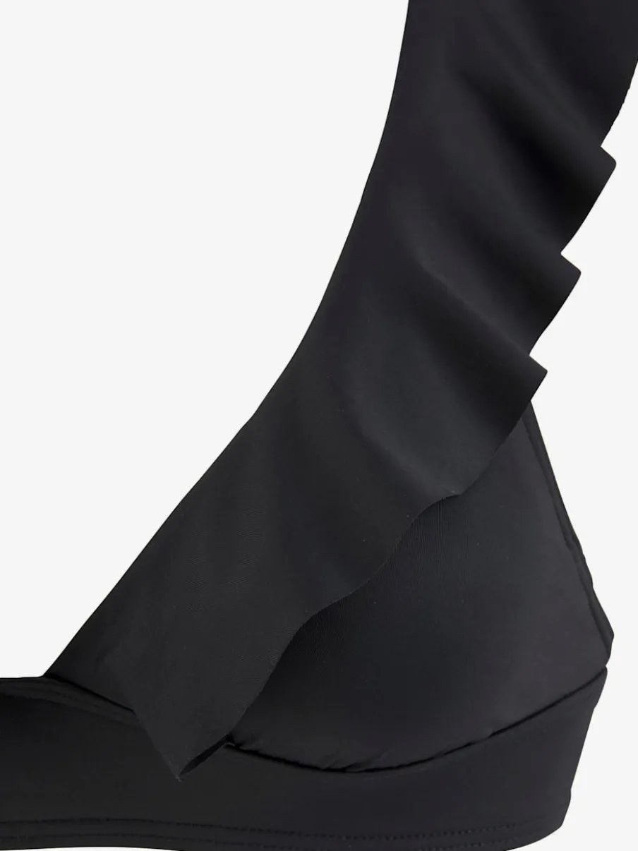 Bikini triangle à volants avec bonnets amovibles doux