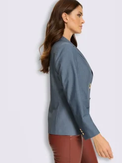 Blazer bel aspect chiné