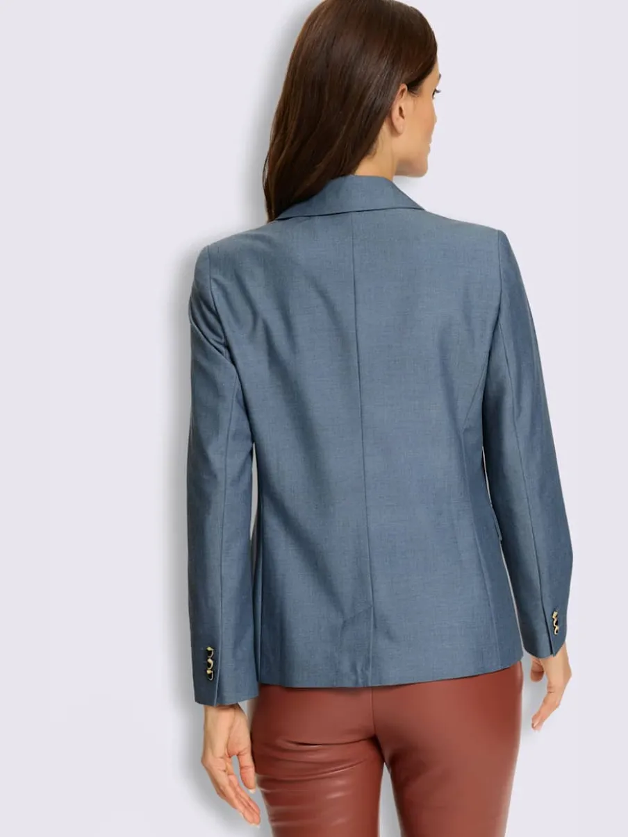 Blazer bel aspect chiné