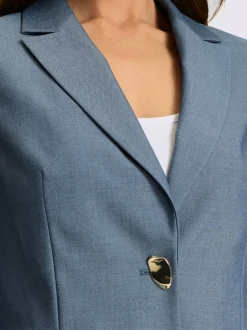 Blazer bel aspect chiné