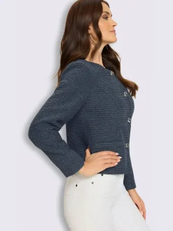 Blazer bouclé bouclé multicolore