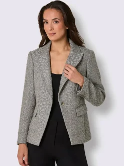 Blazer bouclé 30% laine