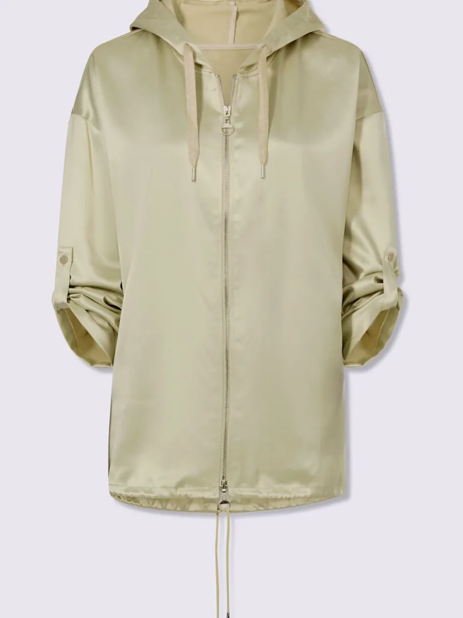 Blazer chemisier qualité satin légèrement brillante