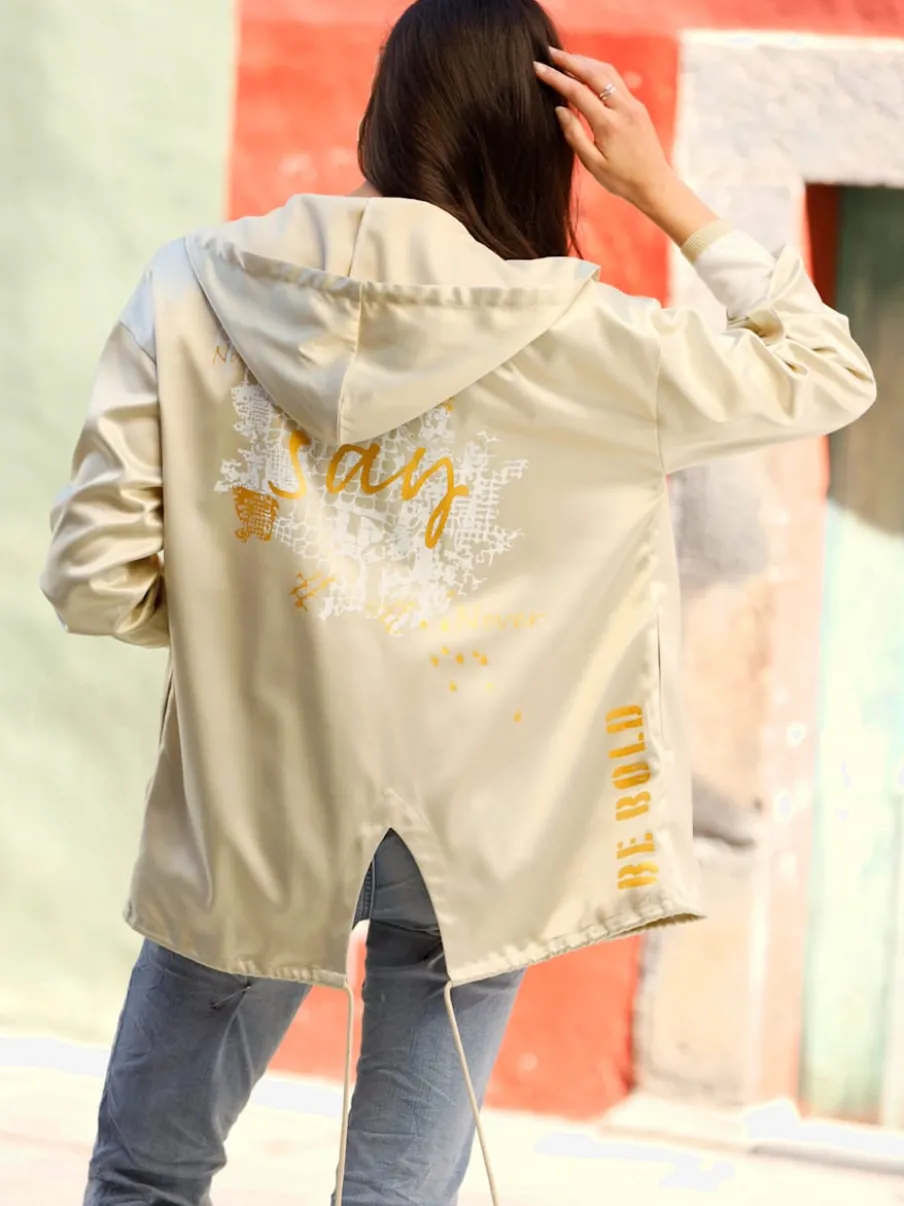 Blazer chemisier qualité satin légèrement brillante