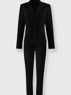 Blazer cintré avec pantalon à poches et couture structurante