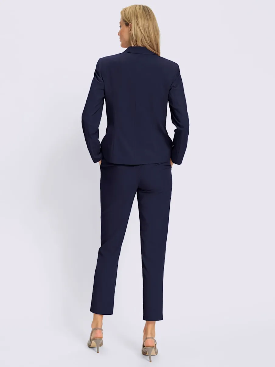 Blazer cintré avec pantalon à poches et couture structurante