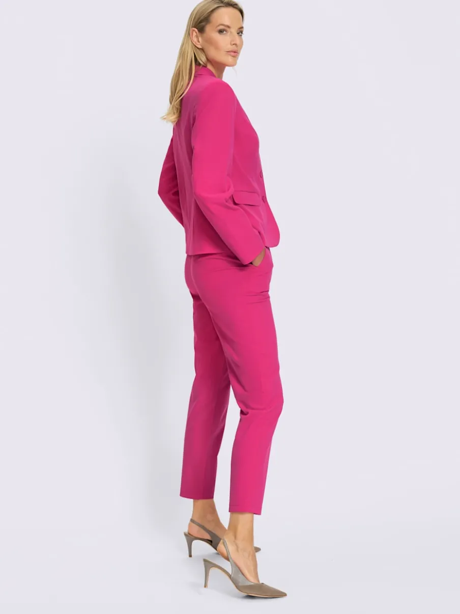Blazer cintré avec pantalon à poches et couture structurante