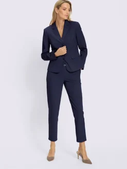 Blazer cintré avec pantalon à poches et couture structurante