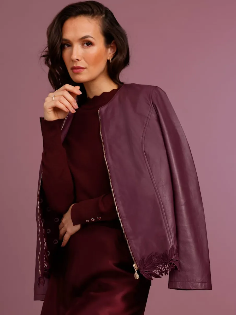 Blazer en cuir cuir véritable