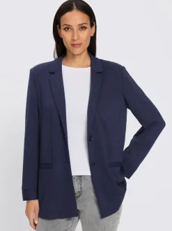 Blazer en jersey qualité jersey extensible, souple et confortable