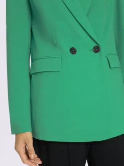 Blazer en polyester recyclé avec col à revers et poches pratiques