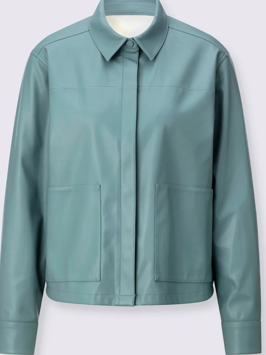 Blazer en synthétique matière synthétique facile à entretenir