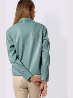 Blazer en synthétique matière synthétique facile à entretenir