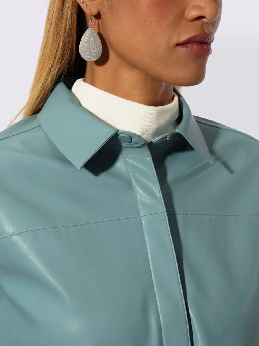 Blazer en synthétique matière synthétique facile à entretenir