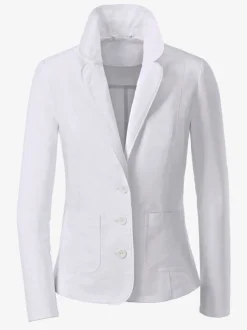 Blazer femme à col à revers avec poches plaquées